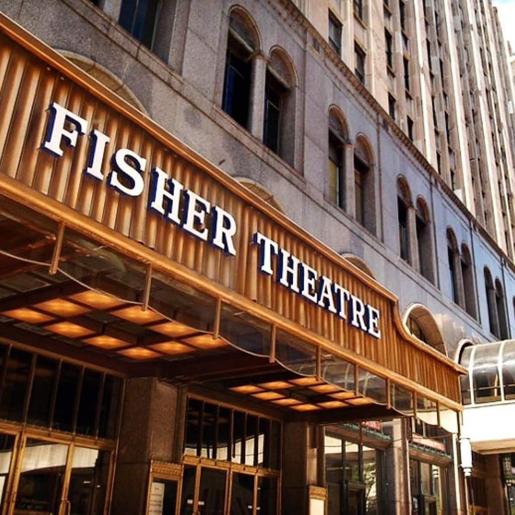 Front of Fisher Theatre
